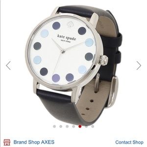 Kate spade watch. Navy and gold